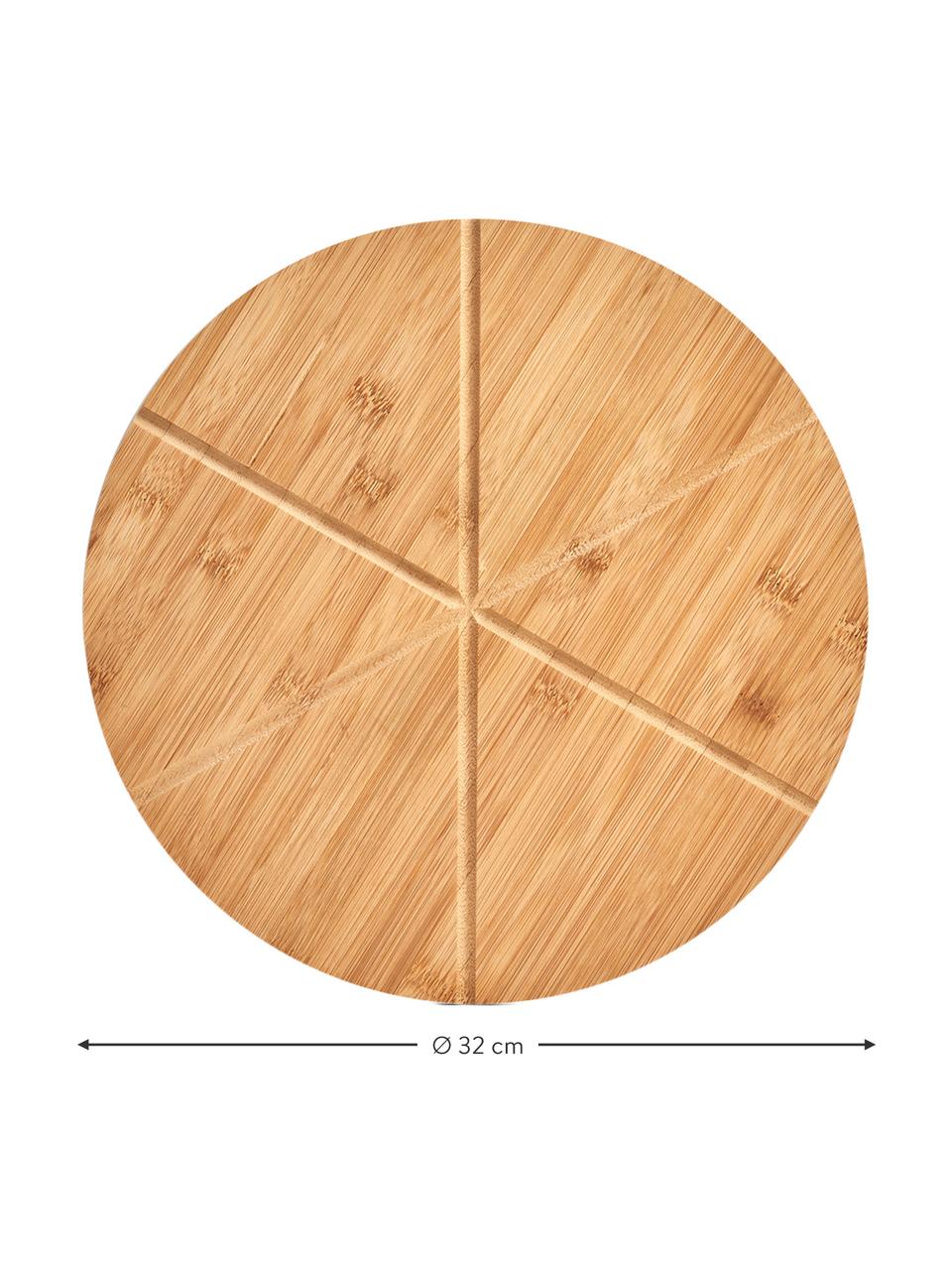 Set da pizza in bambù Italiana 2 pz, Legno di bambù, metallo, Bambù, metallo, Ø 32 cm