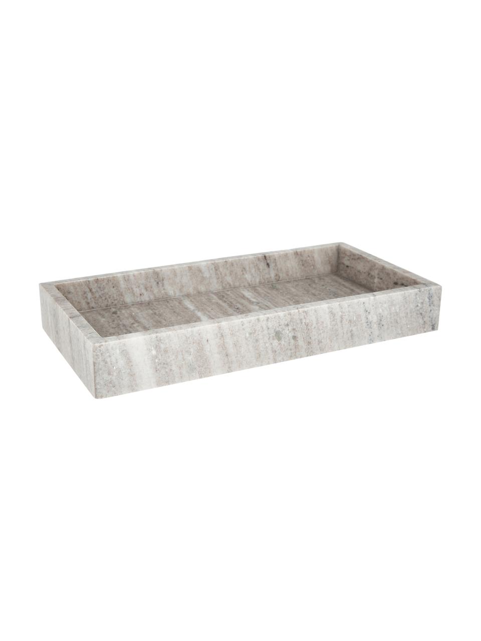 Petit plateau décoratif en marbre Venice, Marbre

Le marbre étant une matière naturelle, cet article peut varier en forme et en couleur, Gris, aspect travertin, larg. 30 x prof. 15 cm