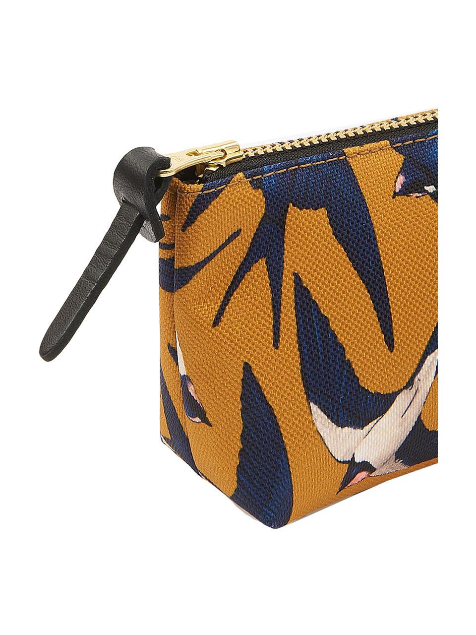 Stifte-Etui Swallow, Polyester, Leder, Gelb, Blau, Beige, 22 x 9 cm