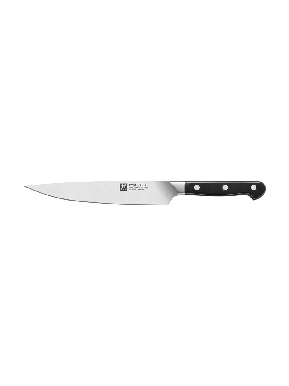 Bloque de cuchillos autoafilables Pro, 7 pzas., Cuchillo: acero inoxidable, Marrón, Set de diferentes tamaños