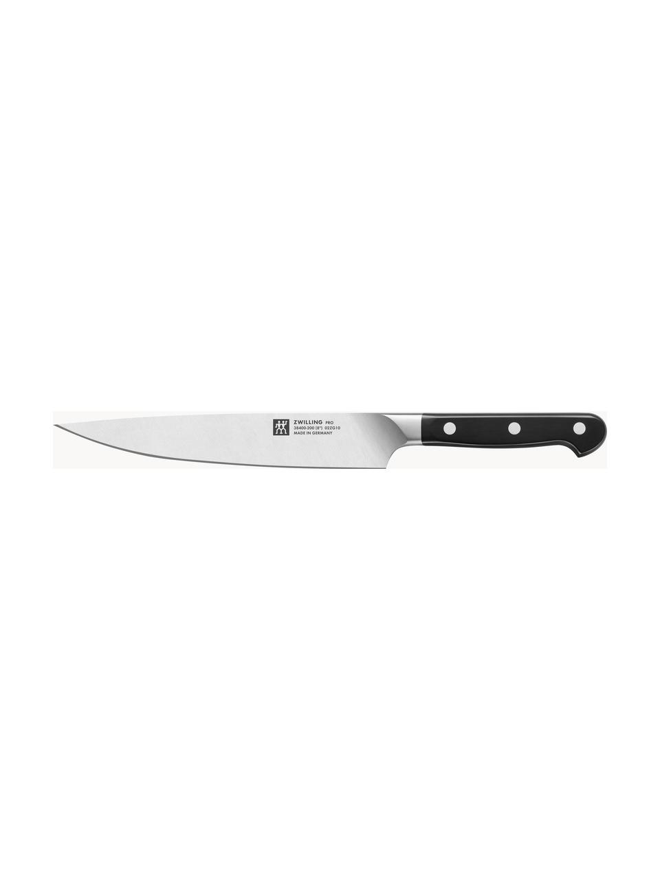 Selbstschärfender Messerblock Pro mit 5 Messern und 1 Schere, Messer: Edelstahl, Griff: Kunststoff, Braun, Set mit verschiedenen Größen