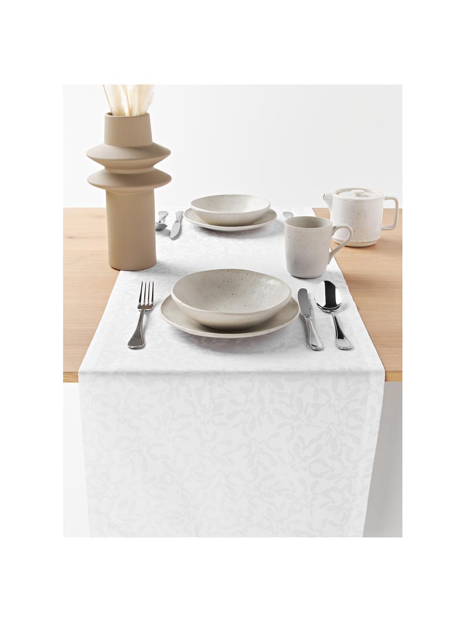 Chemin de table avec motif hivernal Hollyn, 100 % coton

Le matériau est certifié STANDARD 100 OEKO-TEX®, 2534CIT, CITEVE, Blanc, larg. 40 x long. 150 cm