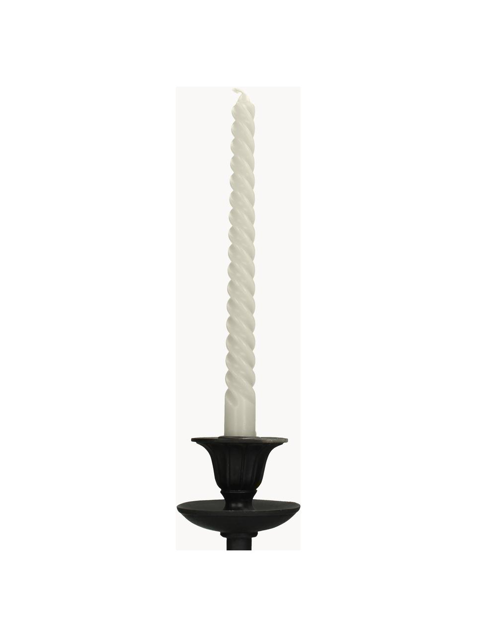 Candele a bastoncino Twisted 4 pz, Cera, Bianco latte, Alt. 26 cm