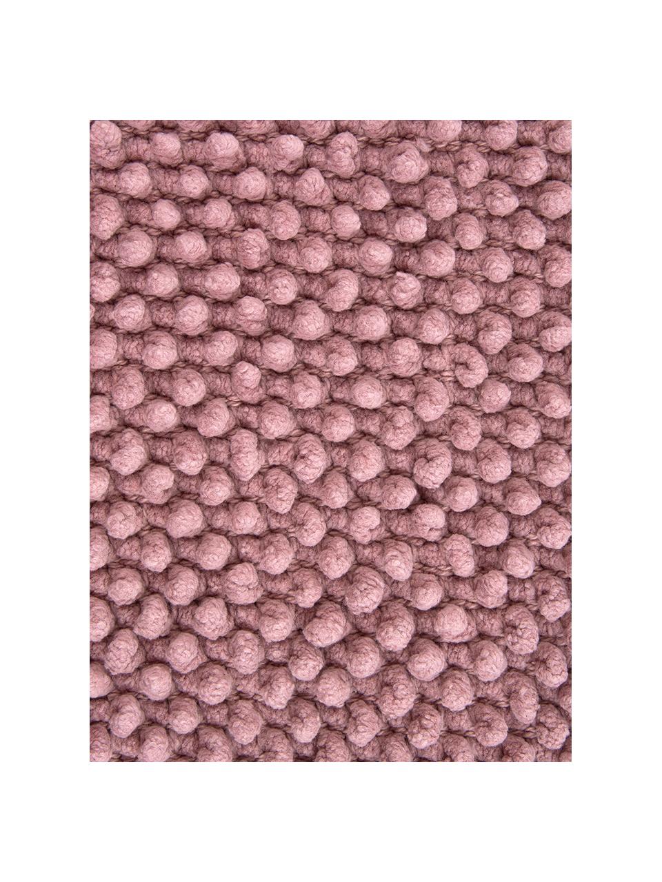 Funda de cojín texturizada Indi, 100% algodón, Palo rosa, An 45 x L 45 cm