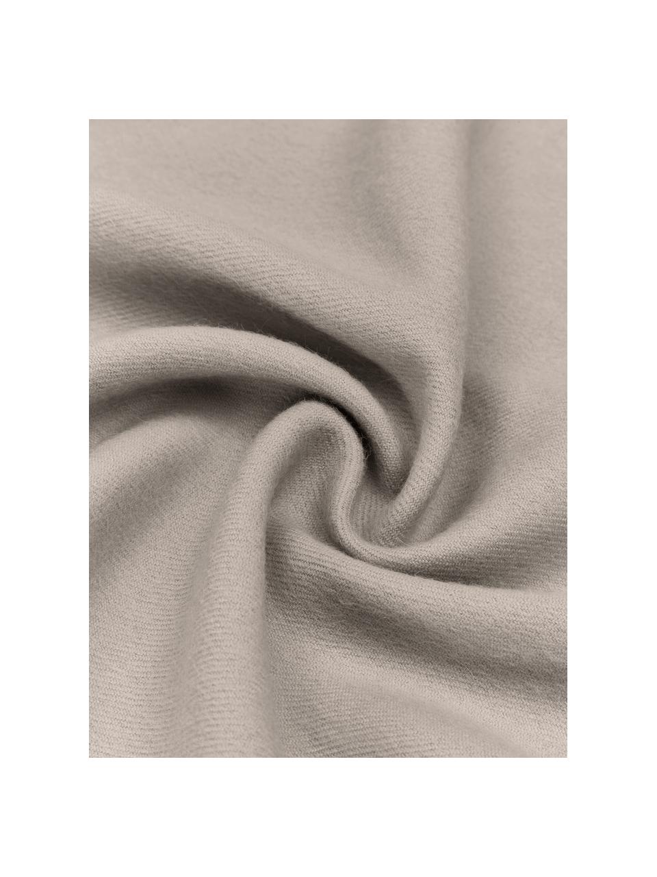 Ľahká deka z baby alpaky Luxury, Hnedosivá, Š 130 x D 200 cm