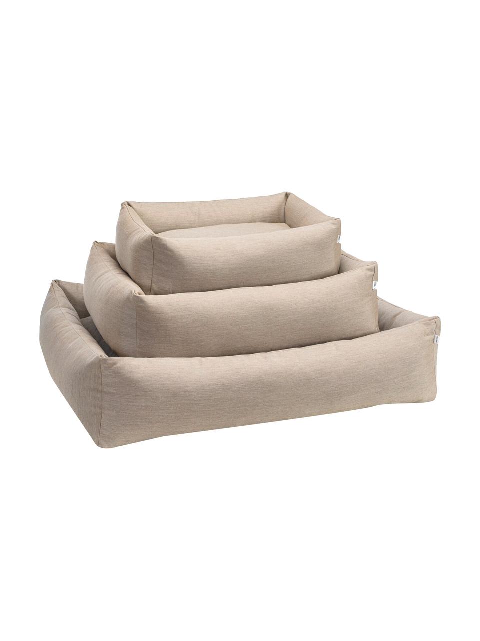 Cama para mascotas de interior/exterior Smooth, tamaños diferentes, Tapizado: tejido acrílico para exte, Beige claro, An 68 x F 55 cm