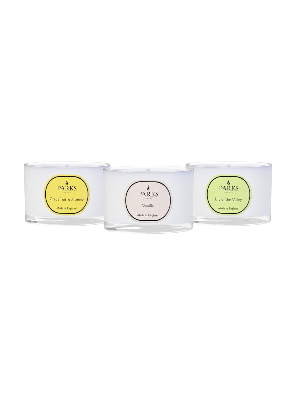 Sada vonných svíček Vintage Aromatherapy, 3 díly, Různé vůně, Ø 7 cm, V 5 cm