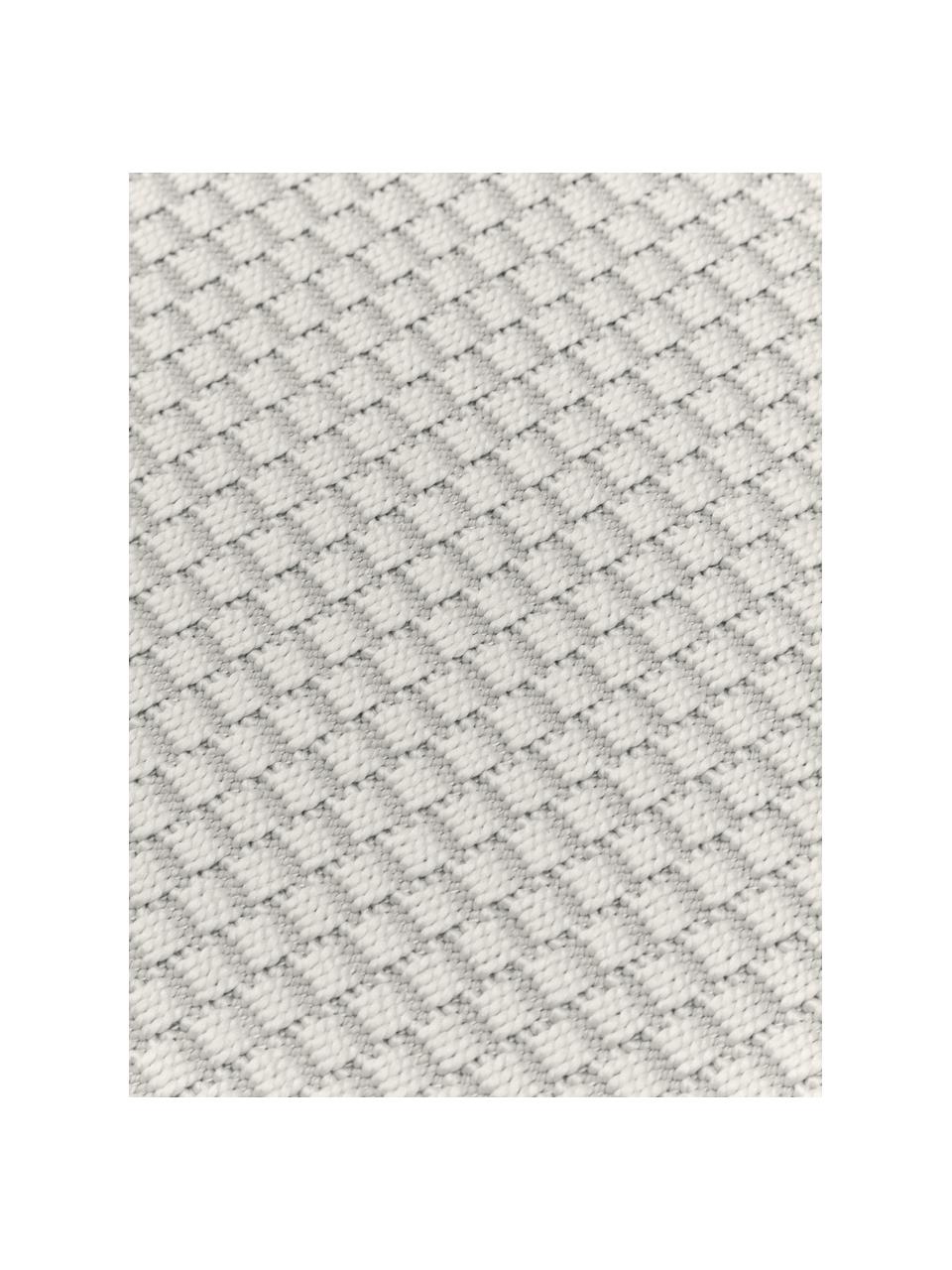 Tappeto ovale da interno-esterno color bianco crema Toronto, 100% polipropilene, Bianco crema, Ø 120 cm (taglia S)
