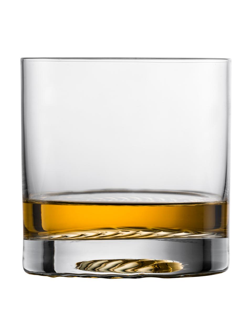 Vasos old fashioned de cristal Echo, 4 uds., Cristal Tritan, Transparente, Ø 9 x Al 9 cm, 390 ml