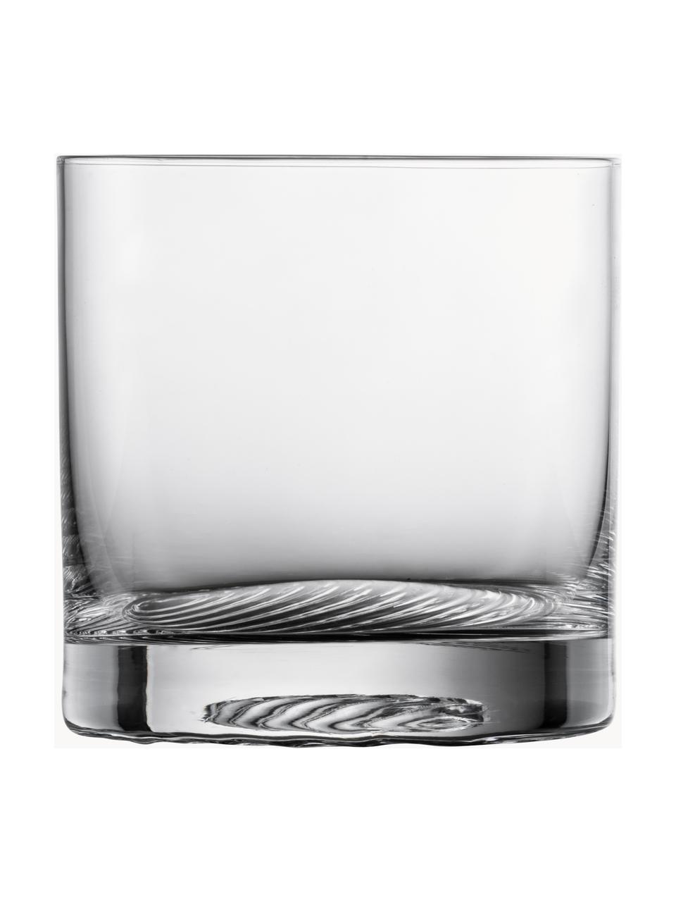 Krištáľové poháre na whisky Echo, 4 ks, Tritanové krištáľové sklo, Priehľadná, Ø 9 x V 9 cm, 390 ml