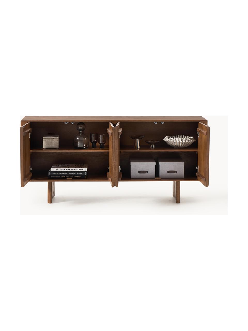 Sideboard Chandler aus Eichenholz, Massives Eichenholz, lackiert

Dieses Produkt wird aus nachhaltig gewonnenem, FSC®-zertifiziertem Holz gefertigt., Eichenholz, B 165 x H 75 cm