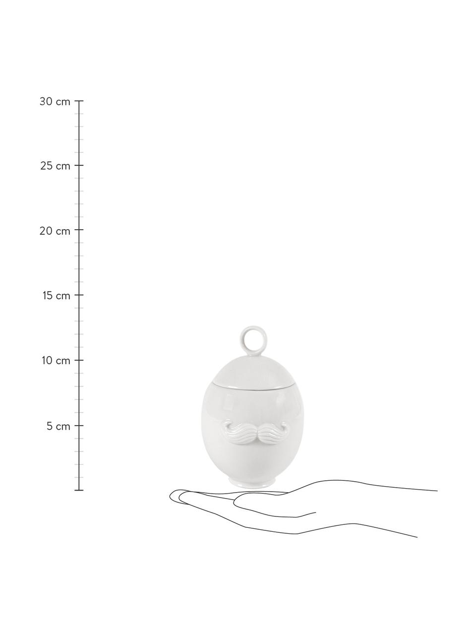 Sucrier design Muse en porcelaine, Blanc, Ø 8 cm