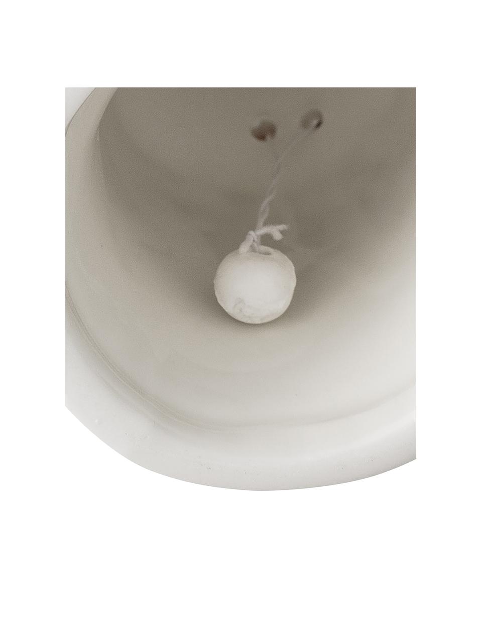 Urna de porcelana Needa, Porcelana, Blanco, Ø 7 x Al 15 cm