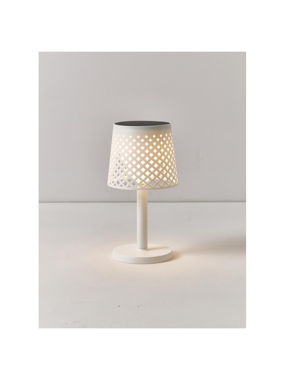 Solárna LED lampa Greta 5in1, Umelá hmota, Biela, Ø 16 x V 64 cm