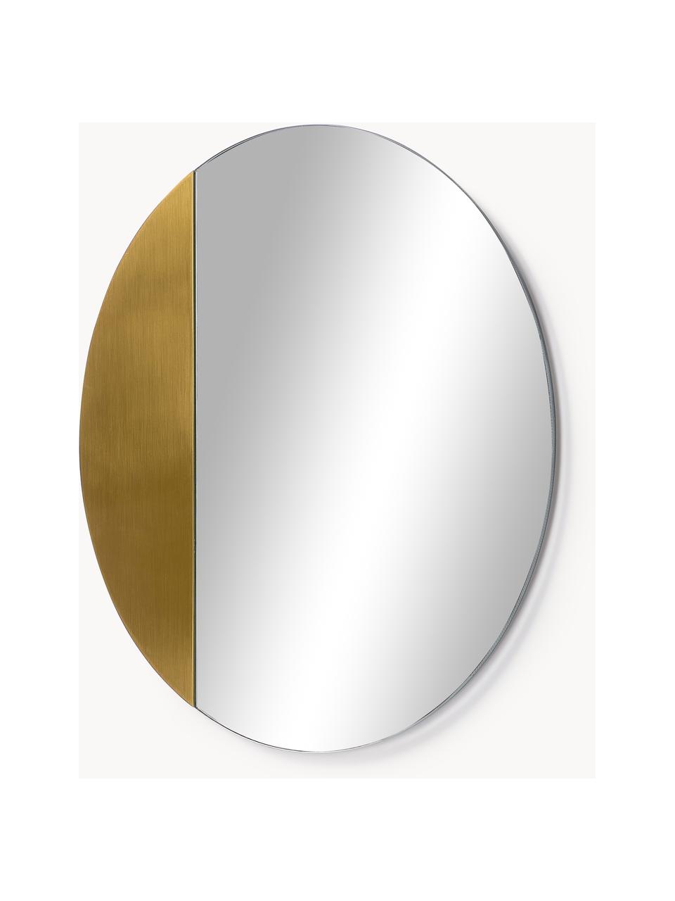 Nástěnné zrcadlo s dekorem Enjo, Zlatá, Ø 55 cm