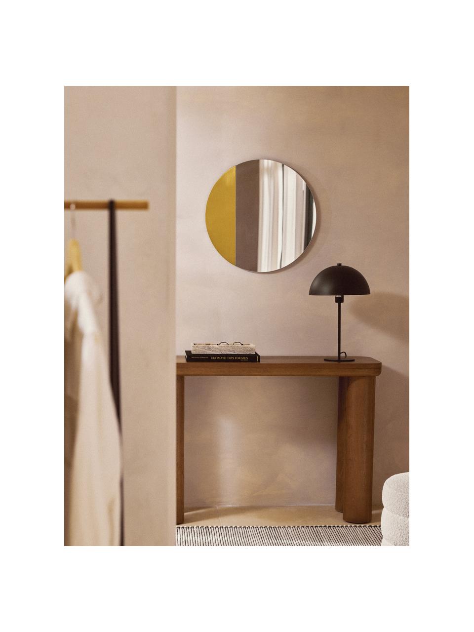 Nástěnné zrcadlo s dekorem Enjo, Zlatá, Ø 55 cm