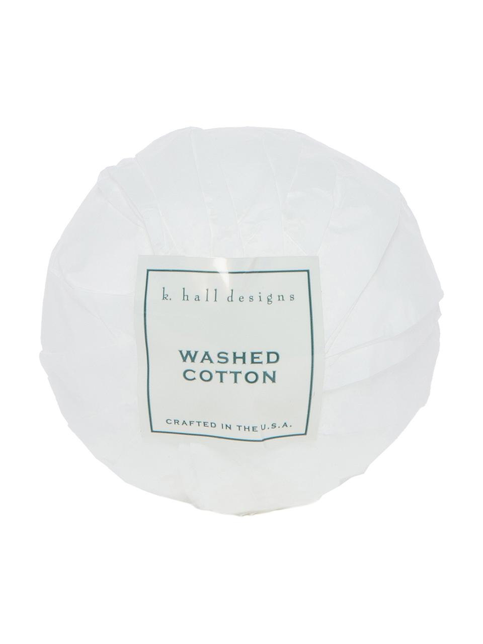 Badbruisbal Washed Cotton (lavendel & kamille), Wit, Ø 7 x H 7 cm