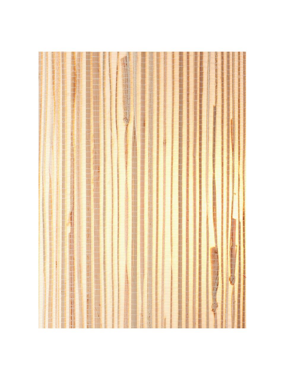 Aplique de seegras Wimea, Pantalla: seegras, Beige claro, An 23 x F 12 cm