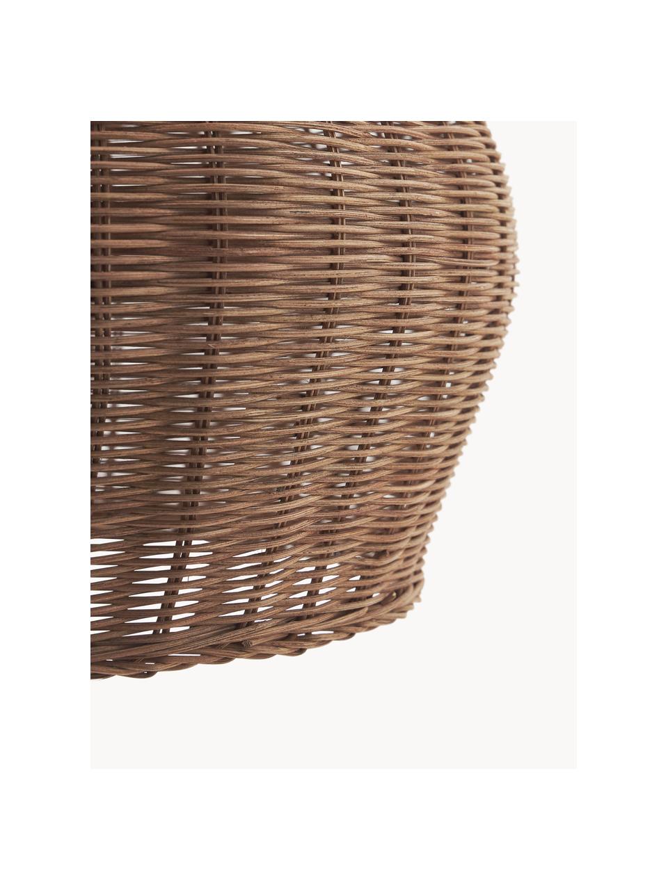 Hanglamp Krisa van rotan, Metaal, rotan, Bruin, B 70 x H 150 cm