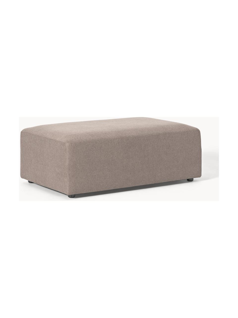 XL-Hocker Melva, B 116 x T 72 cm, Bezug: 100 % Polyester Der strap, Gestell: Massives Kiefern- und Fic, Webstoff Taupe, B 116 x T 72 cm