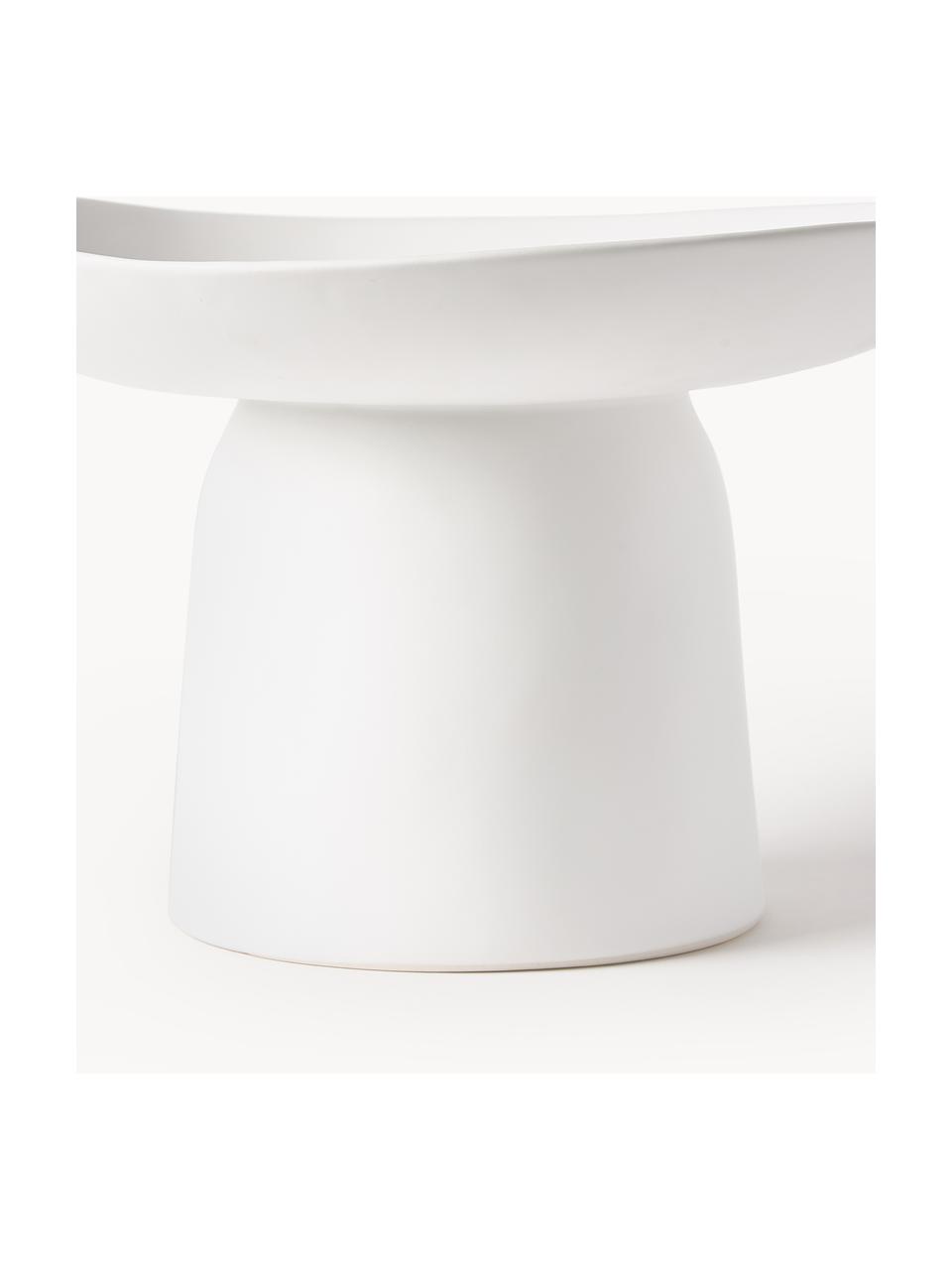 Cuenco decorativo Lou, 22 cm, Cerámica de gres, Blanco, An 35 x Al 22 cm