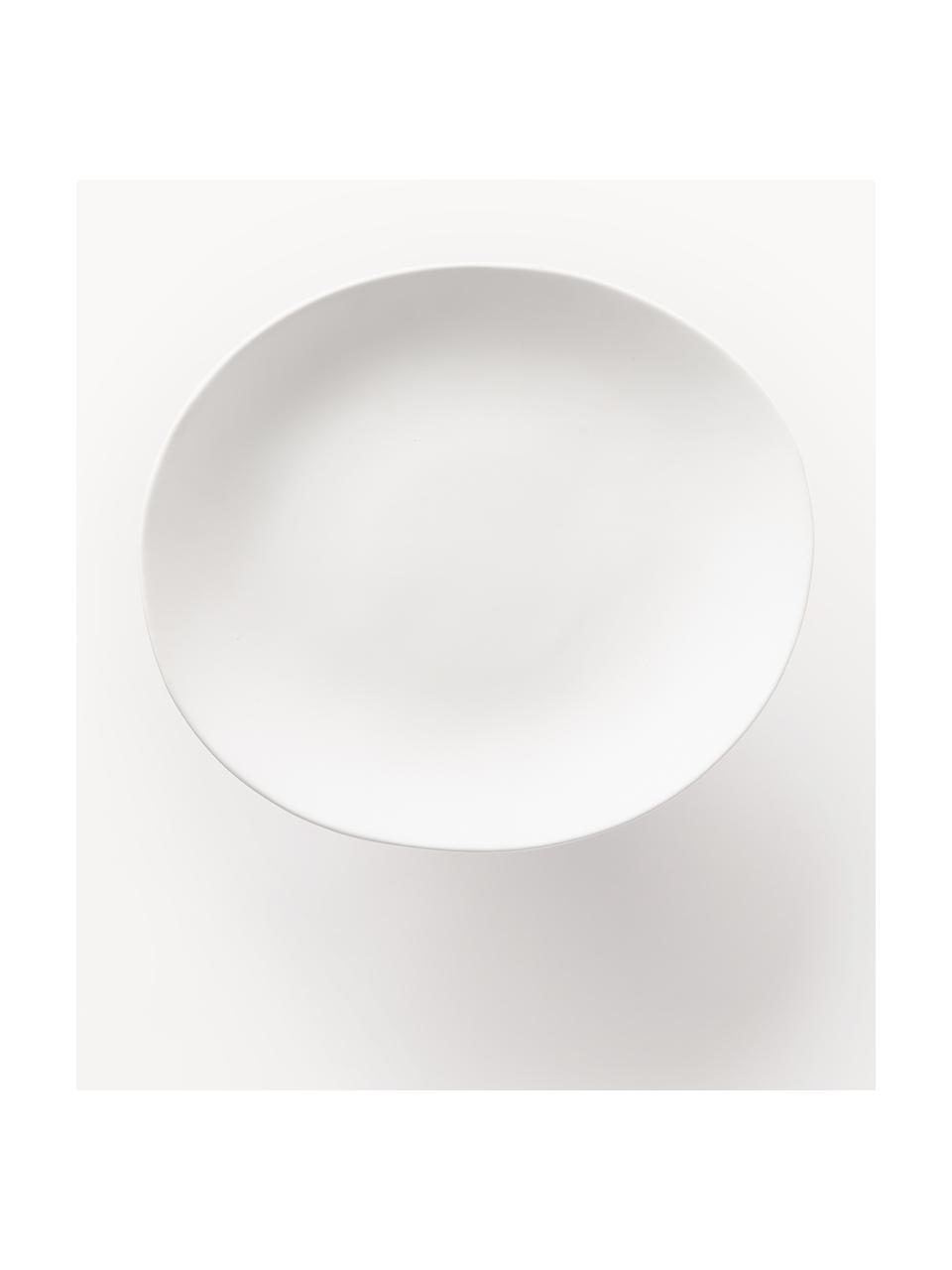 Deko-Schale Lou, Steingut, Weiß, B 35 x H 22 cm