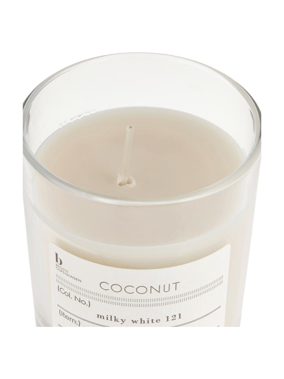 Bougie parfumée Bliss (noix de coco), Cire naturelle de soja, verre, Noix de coco, Ø 8 x haut. 8 cm