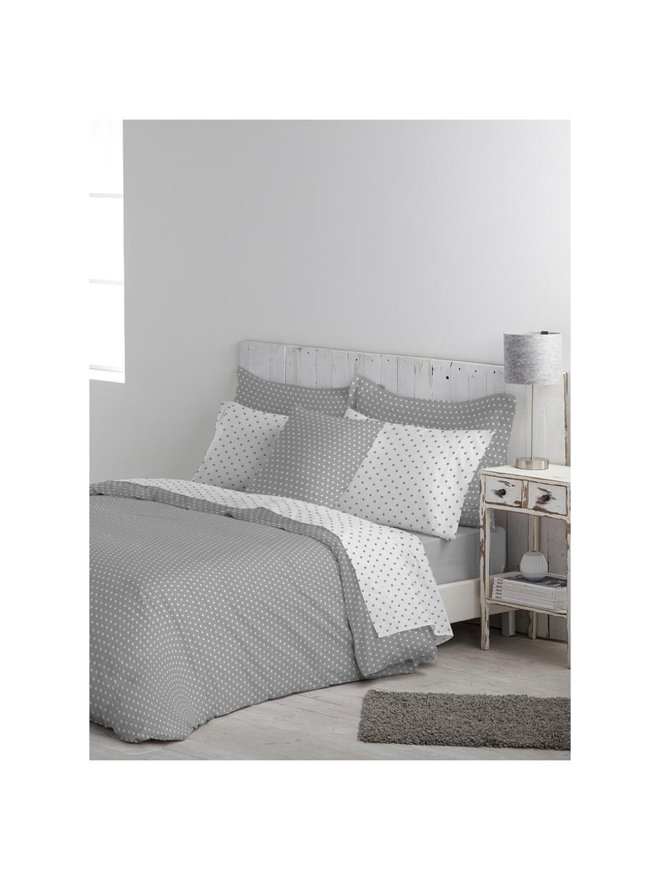 Funda nórdica doble cara Zeus, Algodón
El algodón da una sensación agradable y suave en la piel, absorbe bien la humedad y es adecuado para personas alérgicas, Gris, blanco, Cama 150/160 cm (240 x 220 cm)