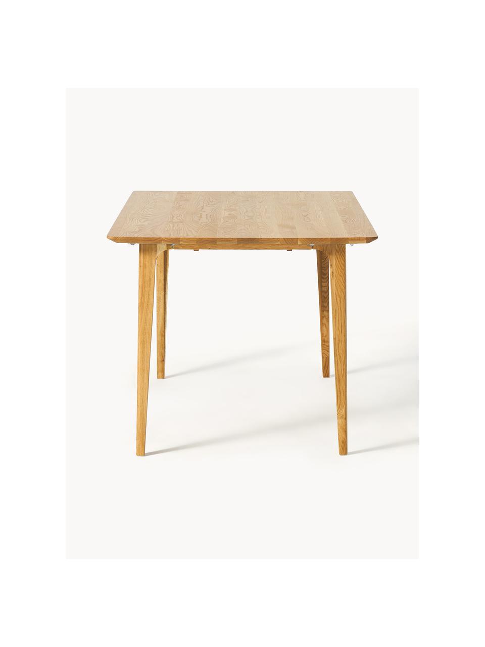 Table en bois de chêne Archie, tailles variées, Bois de chêne, huilé, certifié FSC, Chêne, huilé, larg. 180 x prof. 90 cm