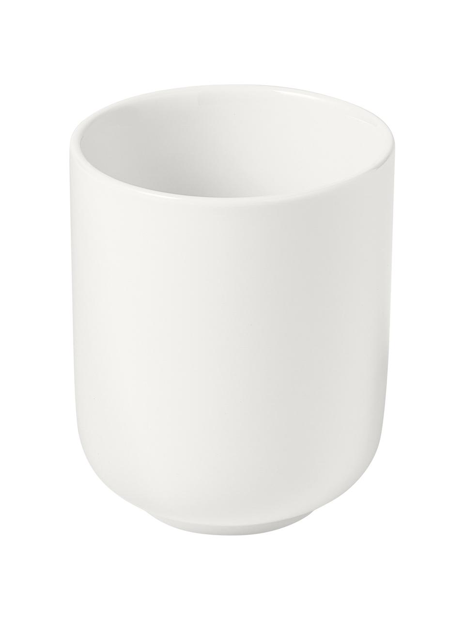 Tasses à café en porcelaine Nessa, 4 pièces, Porcelaine dure de haute qualité, Blanc, Ø 8 x haut. 10 cm