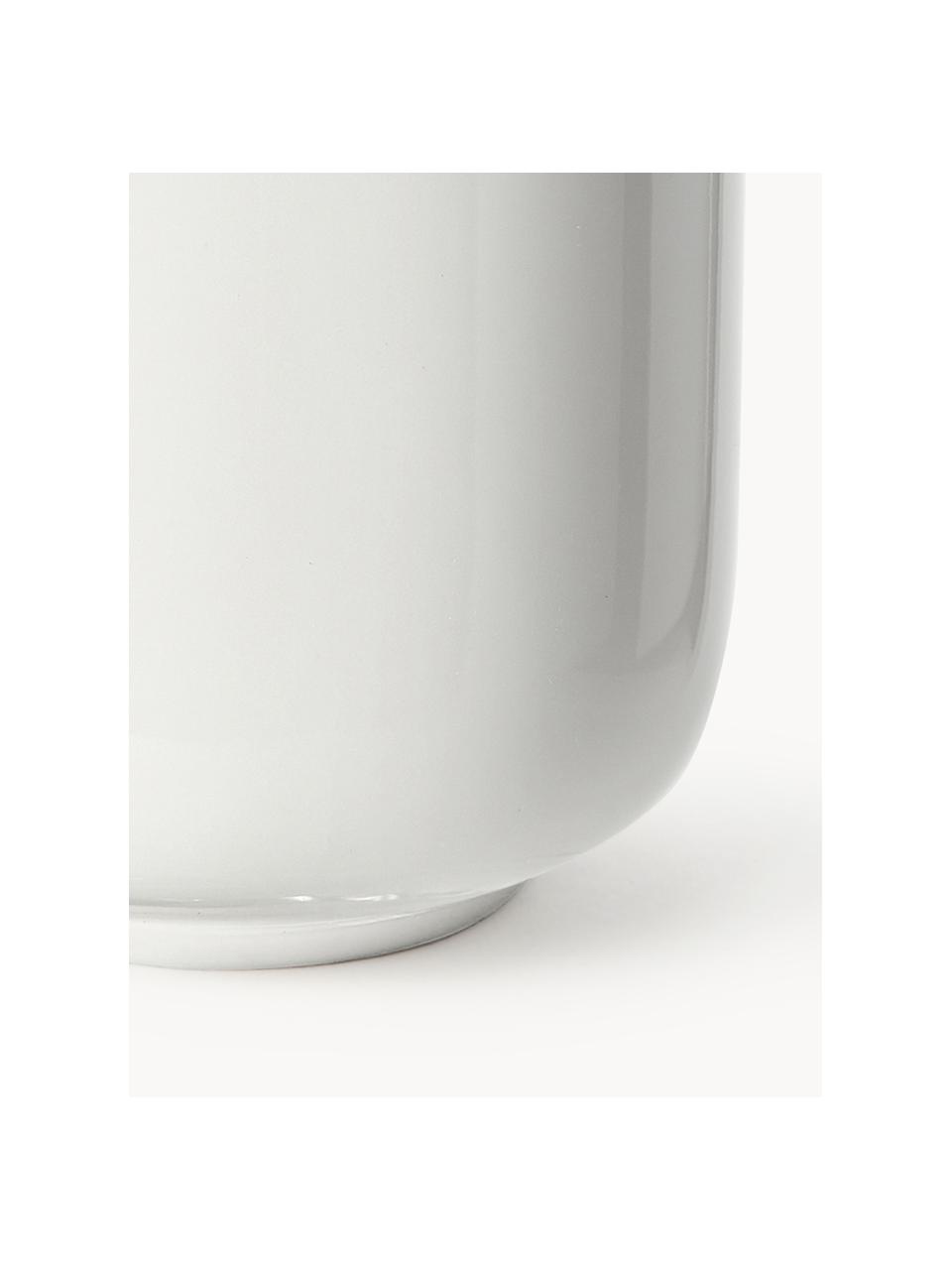 Porcelánový hrnček na kávu Nessa, 4 ks, Vysokokvalitný porcelán, Lomená biela, lesklá, Ø 8 x V 10 cm, 200 ml