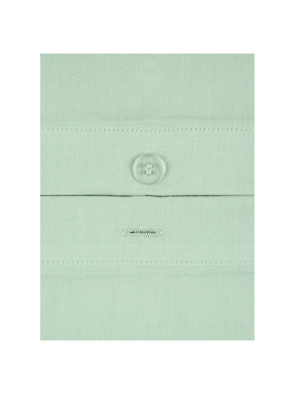 Funda de almohada de satén Comfort, 45 x 85 cm, Verde salvia, An 45 x L 85 cm