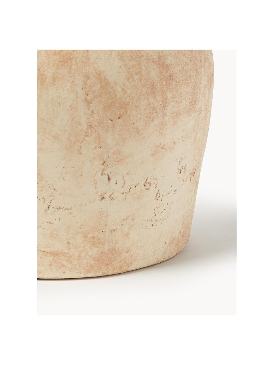 Vaso da terra in terracotta Hilo, alt. 28 cm, Terracotta, Bianco crema, terracotta, Ø 30 x Alt. 28 cm