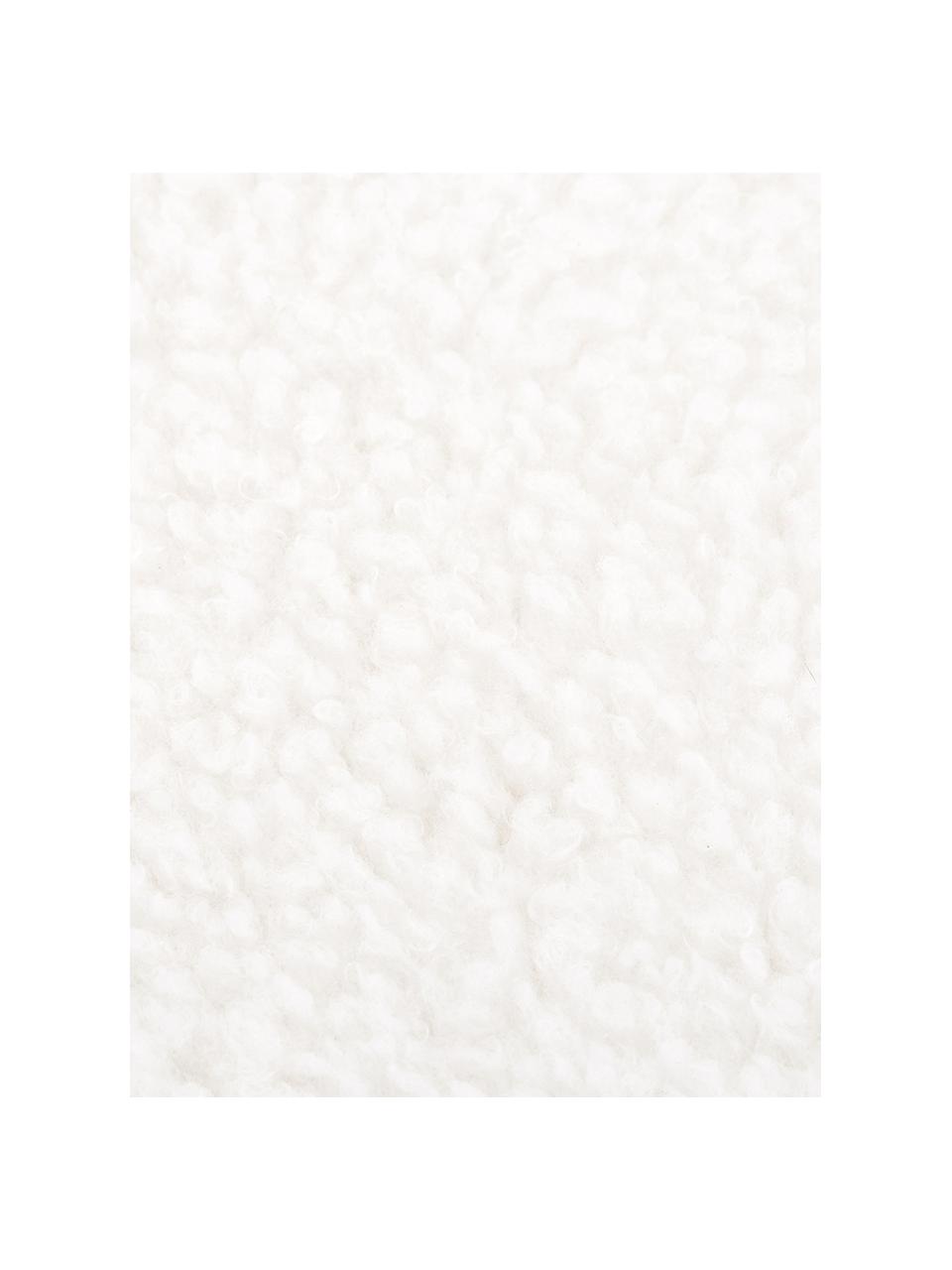 Federa arredo soffice in teddy color crema Mille, Retro: 100% poliestere (teddy), Crema, Larg. 30 x Lung. 50 cm