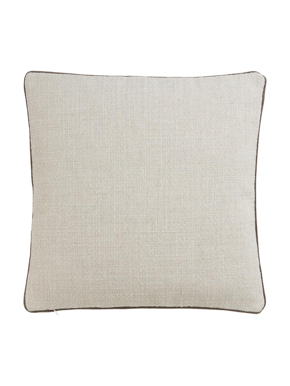 Vyšívaný povlak na polštář s motivem hmyzu Tania, 90% polyester, 10% len
Certifikát Oeko-Tex Standard 100, třída 1, Taupe, béžová, Š 45 cm, D 45 cm