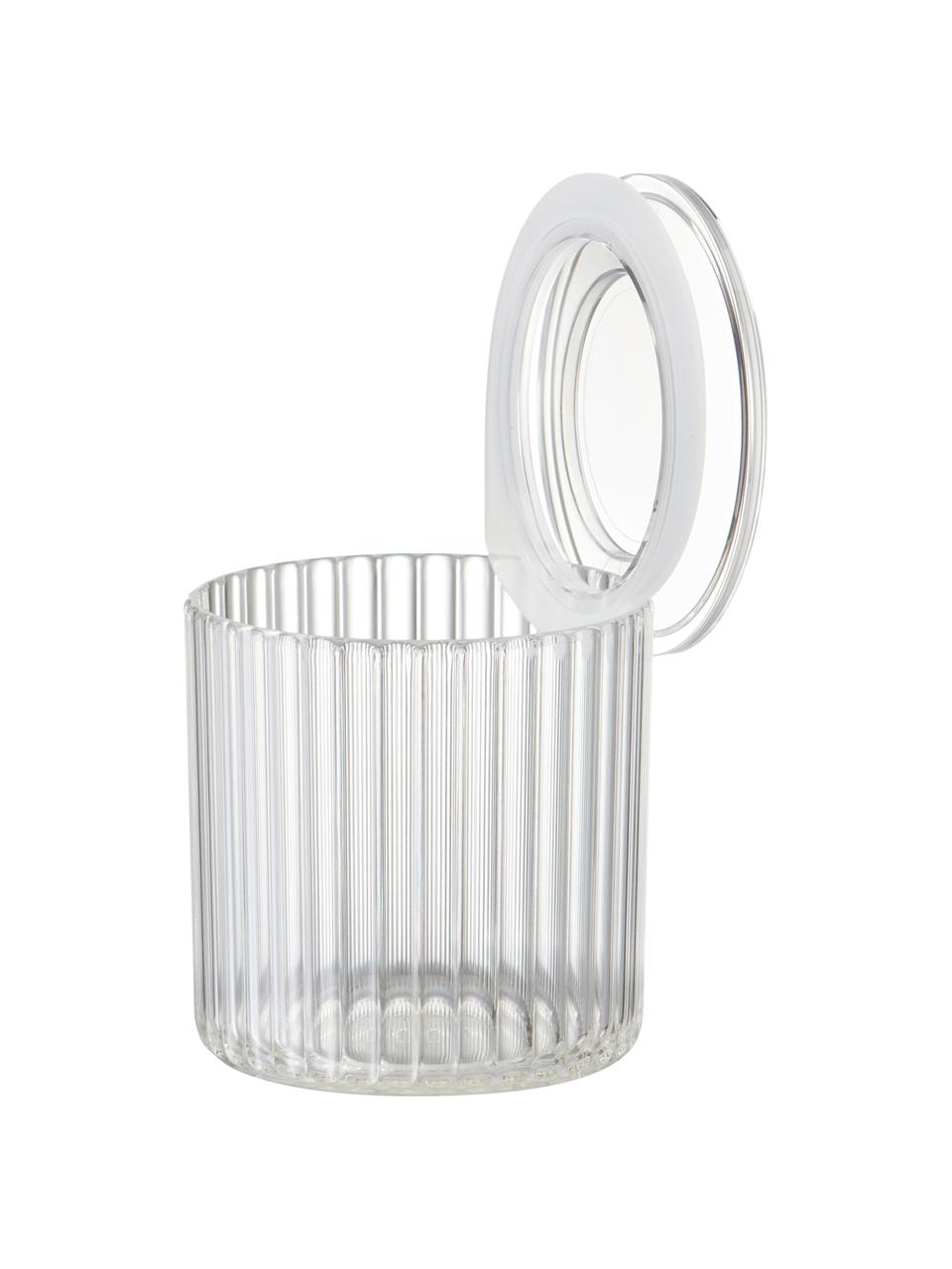 Bote de plástico Fonte, Plástico (PMS), Transparente, Ø 10 x Al 11 cm
