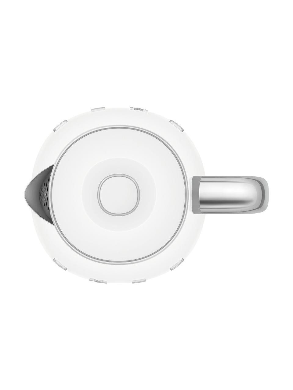 Bouilloire 50's Style, 800 mL, Acier inoxydable, laqué, Blanc, larg. 20 x haut. 20 cm