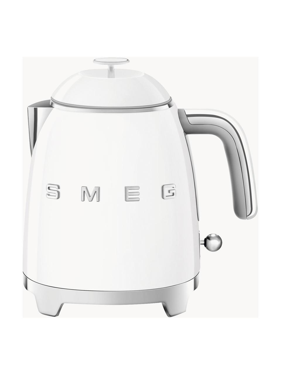 Bouilloire 50's Style, 800 mL, Acier inoxydable, laqué, Blanc, larg. 20 x haut. 20 cm
