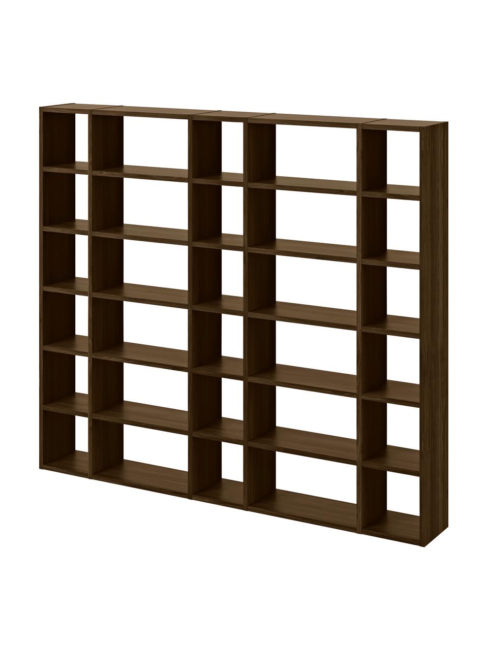 Grote houten wandrek Pombal, Walnoothoutfineer, spaanplaat

Dit product is gemaakt van duurzaam geproduceerd, FSC®-gecertificeerd hout., Hout, donkerbruin gelakt, B 255 x H 224 cm