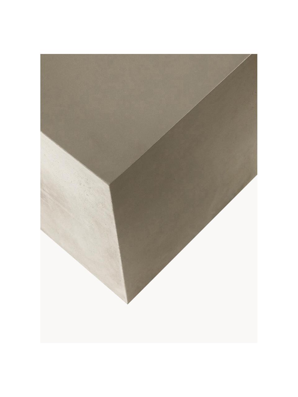 Table d'appoint Rustella, 100 % fibre de ciment, Grège, larg. 35 x haut. 46 cm