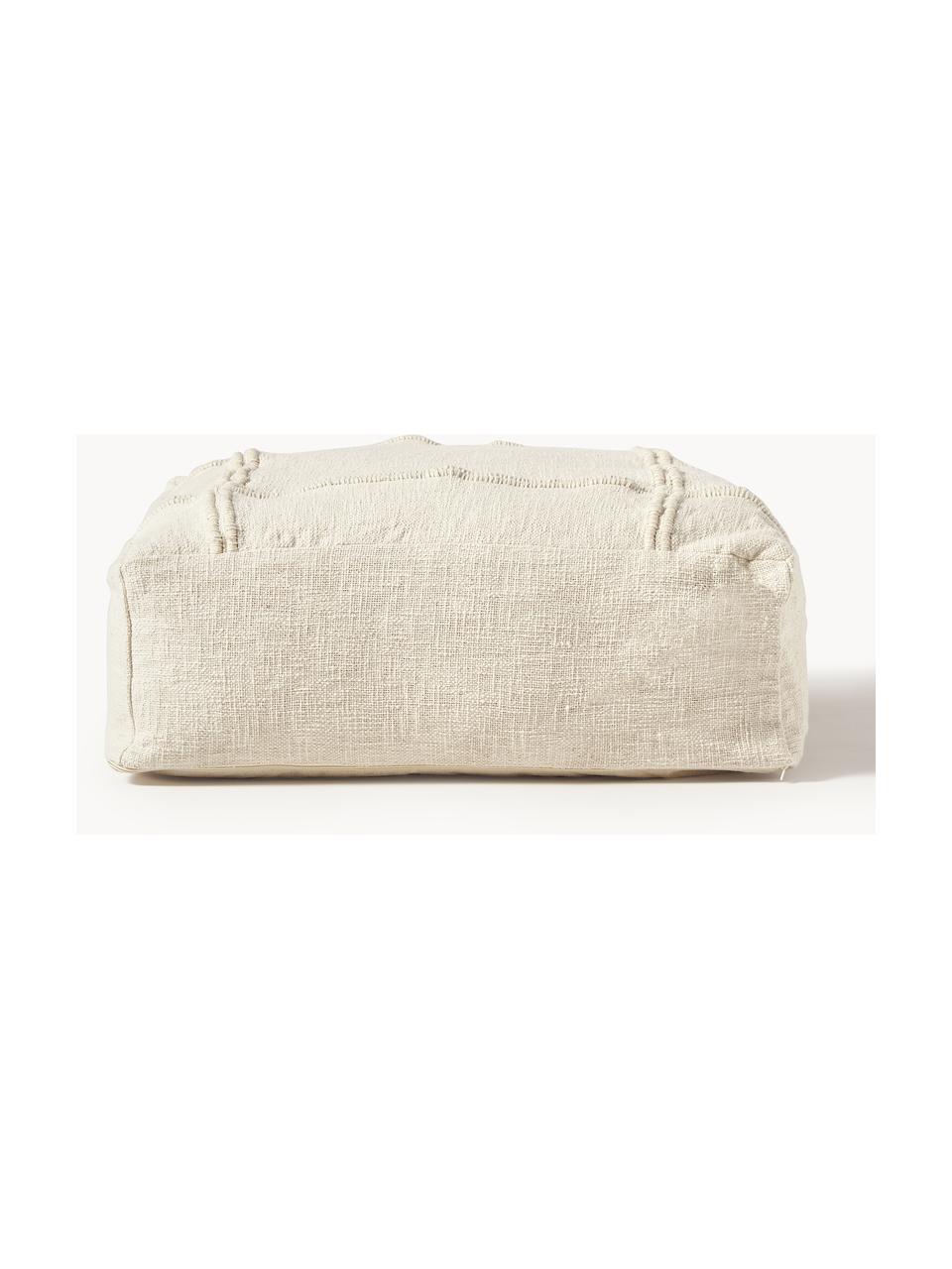 Coussin de sol en coton artisanal Catalina, 100 % coton

Le matériau est certifié STANDARD 100 OEKO-TEX®, 21.HIN.56576, Hohenstein HTTI, Beige clair, larg. 70 x haut. 25 cm