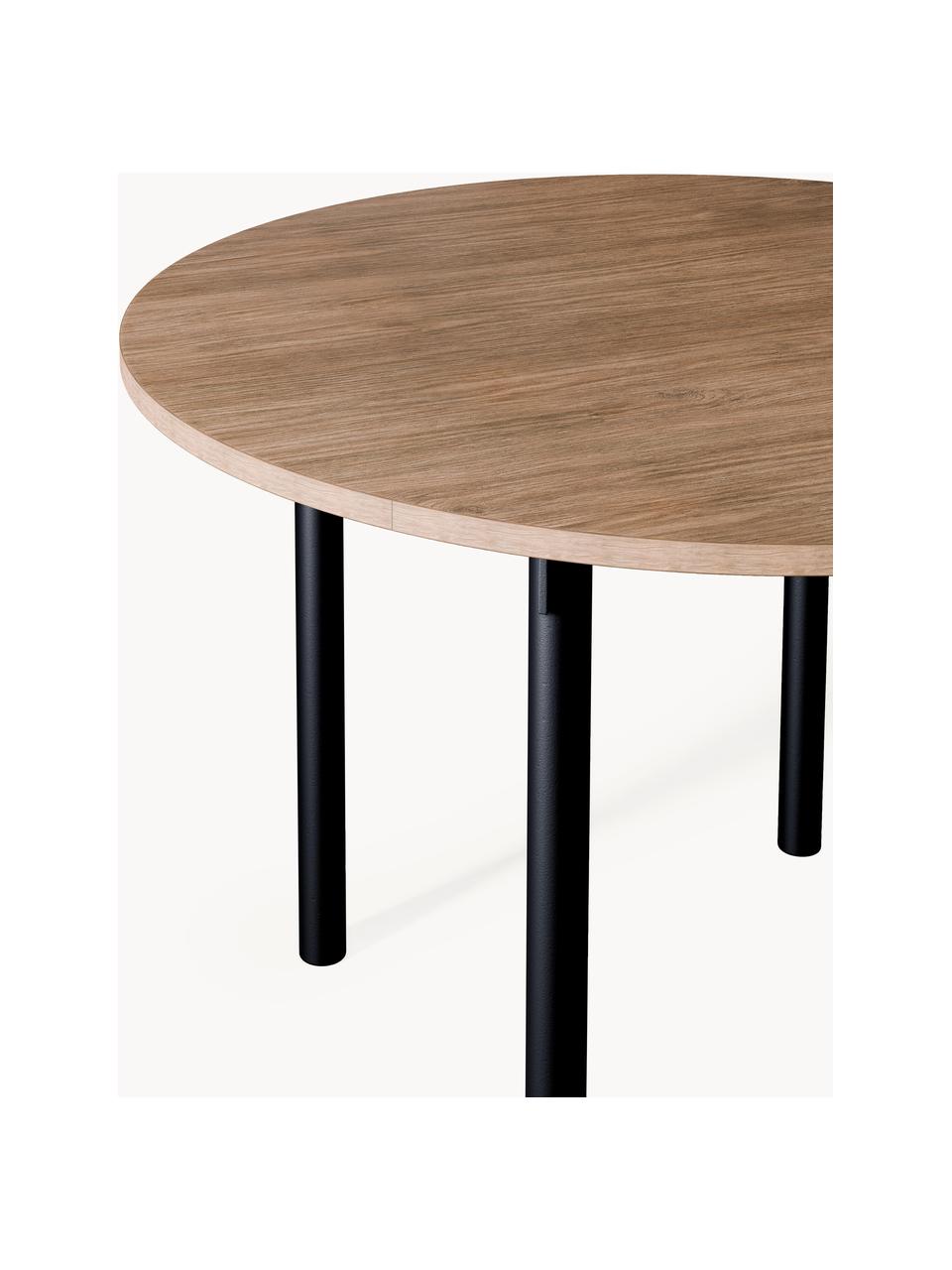 Table ronde Mavi, Ø 110 cm, Bois de chêne, Ø 110 cm