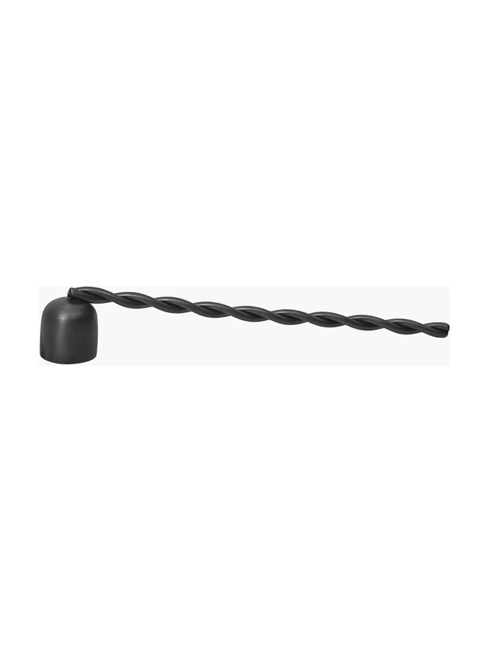 Spegni candela Twist, Ottone rivestito, Nero, Larg. 2 x Lung. 15 cm