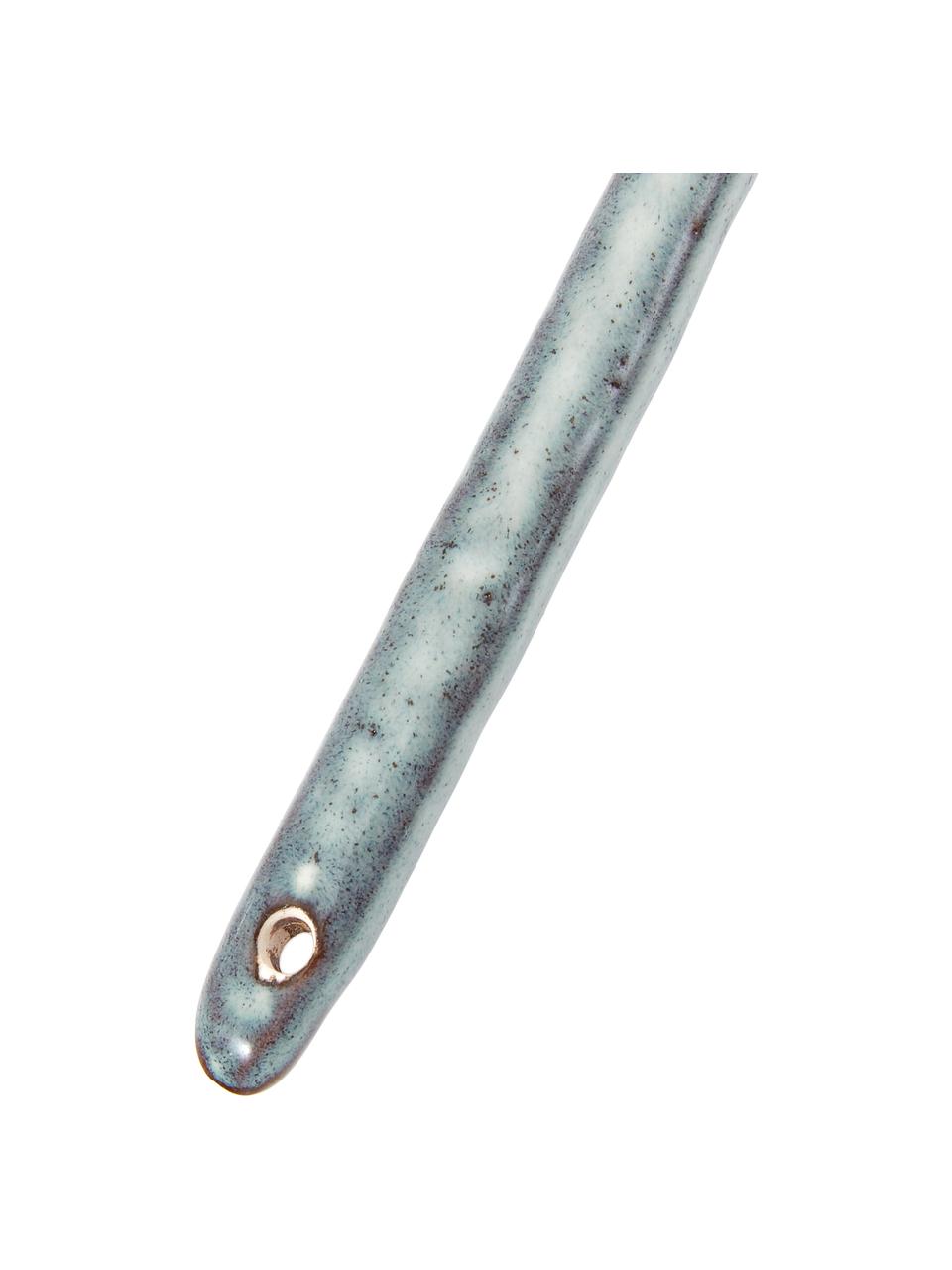 Cuillères à café Nordic Sea, 2 pièces, Grès cérame, Gris-bleu, long. 16 cm