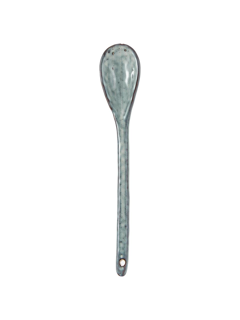 Łyżeczka Nordic Sea, 2 szt., Kamionka, Odcienie szarego, odcienie niebieskiego, D 16 cm