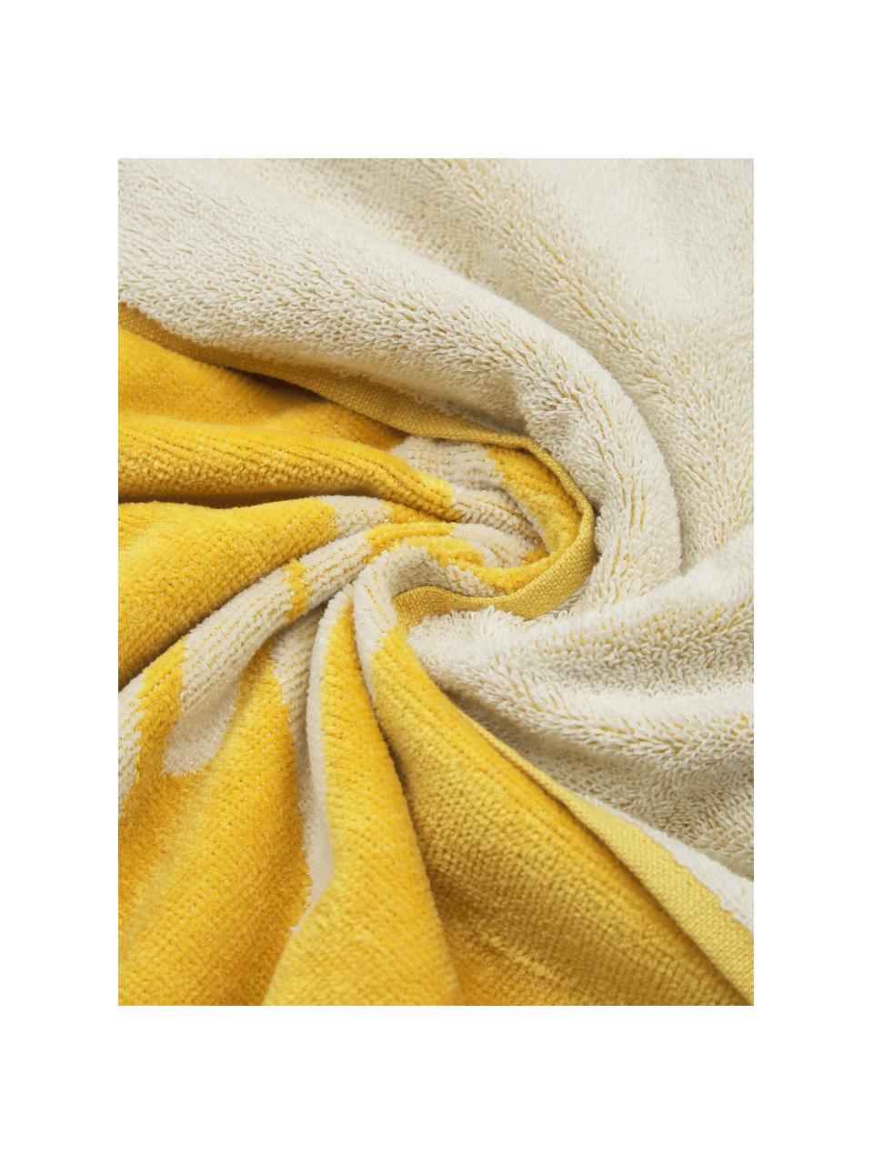 Ręcznik plażowy Creating Memories, Żółty, S 80 x D 180 cm