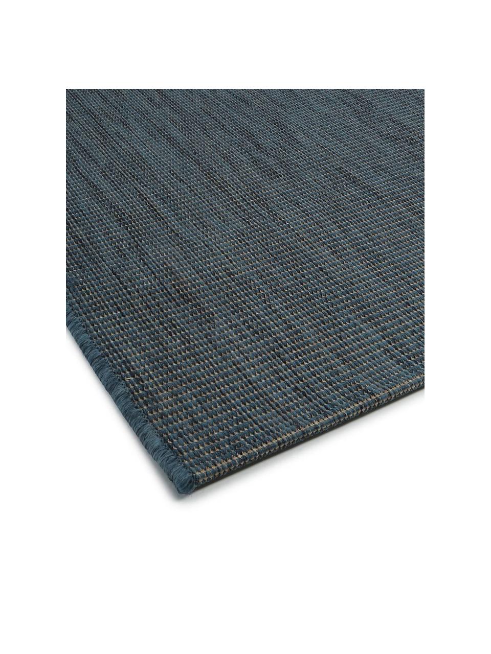 In- & Outdoor-Teppich Metro, 100% Polypropylen, Blau, B 240 x L 340 cm (Größe XL)