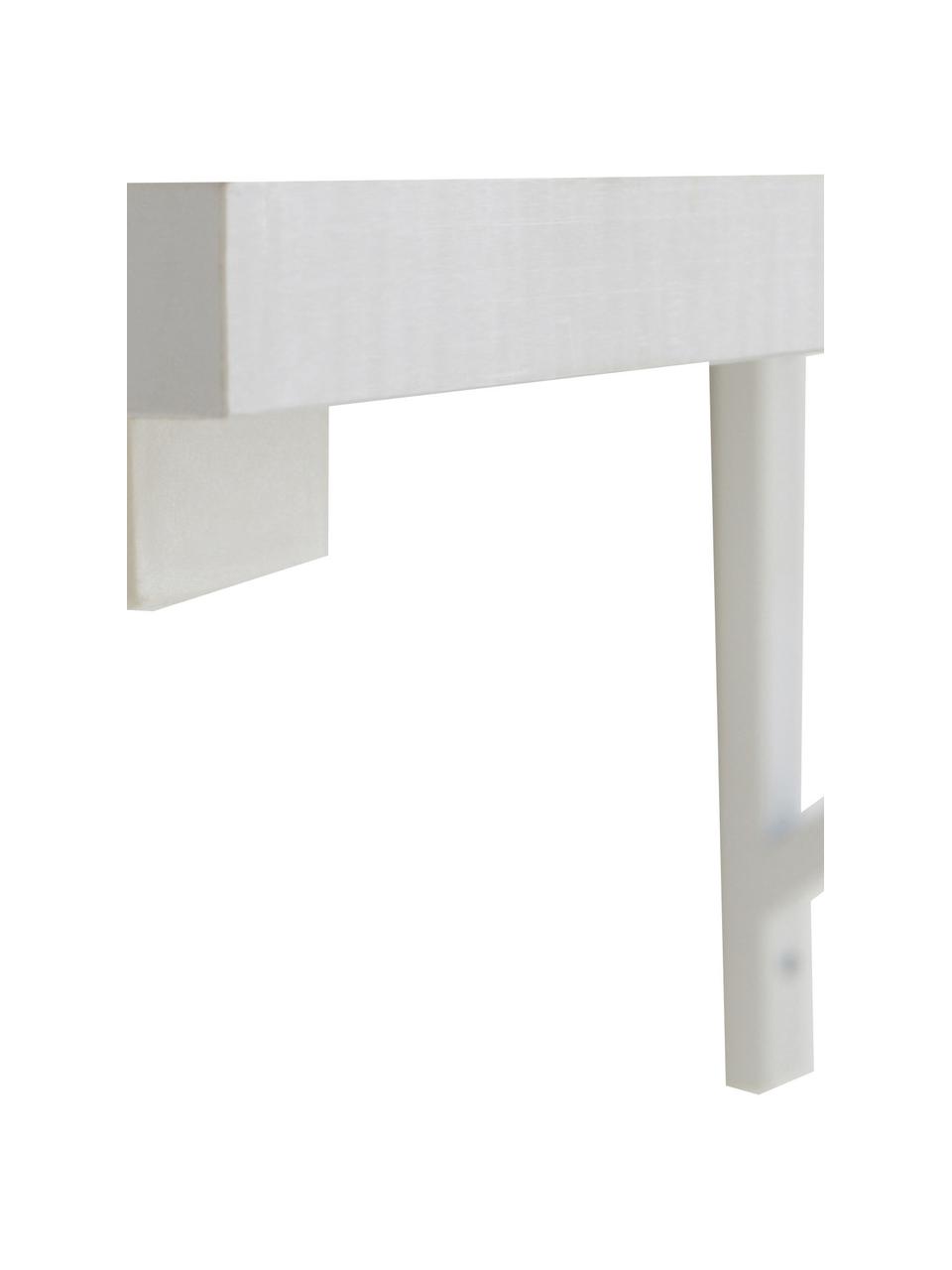 Nástěnný psací stůl Toucy, Bílá, Š 120 cm, V 33 cm