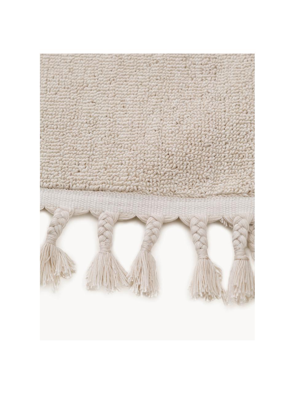 Detský koberec so strapcami Momo, 100 % polyester, Svetlé béžové tóny, Š 90 x D 130 cm (veľkosť XS)