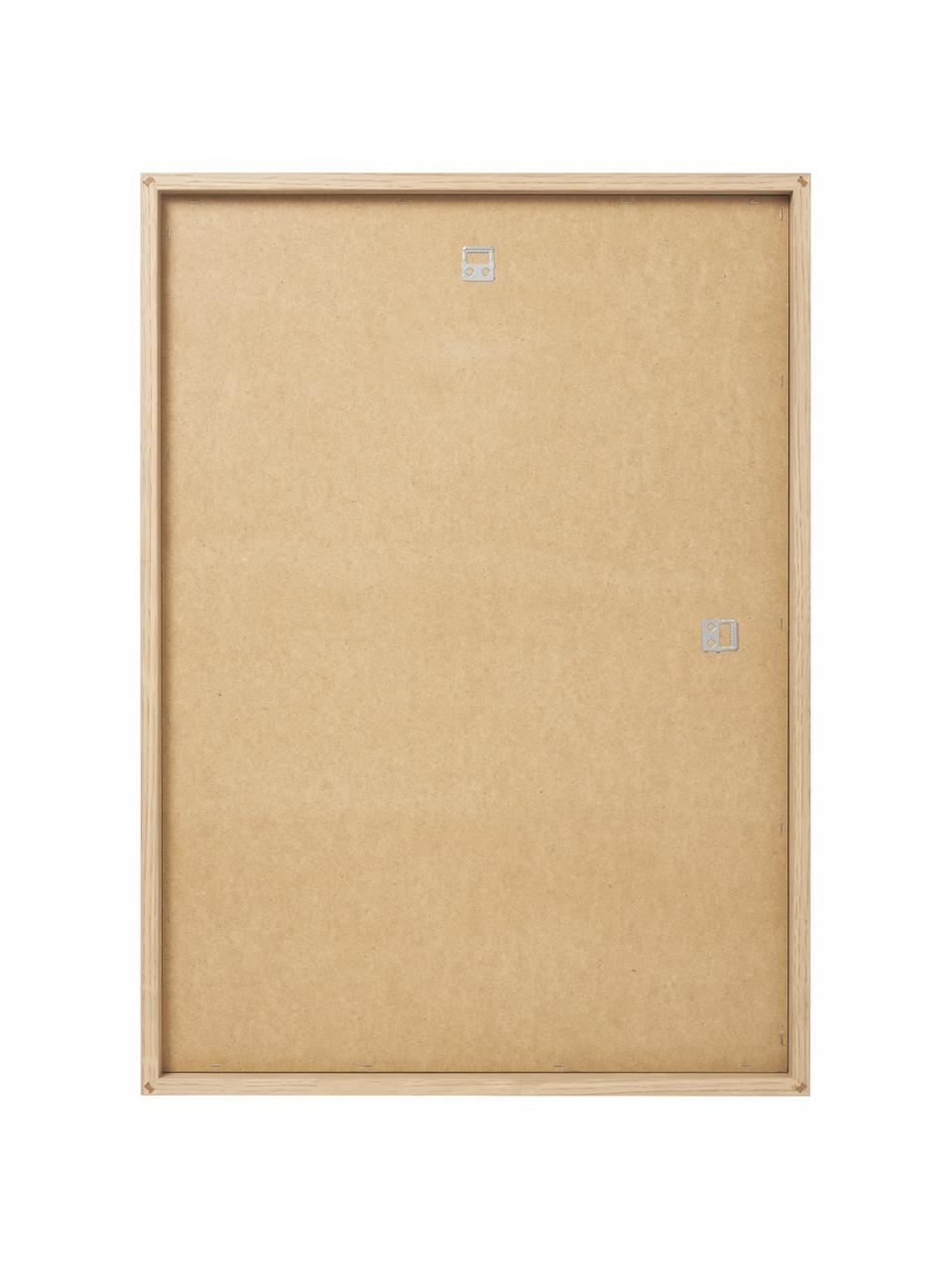 Ingelijste digitale print Even Stronger Woman, Lijst: hout, Beige, B 54 x H 74 cm